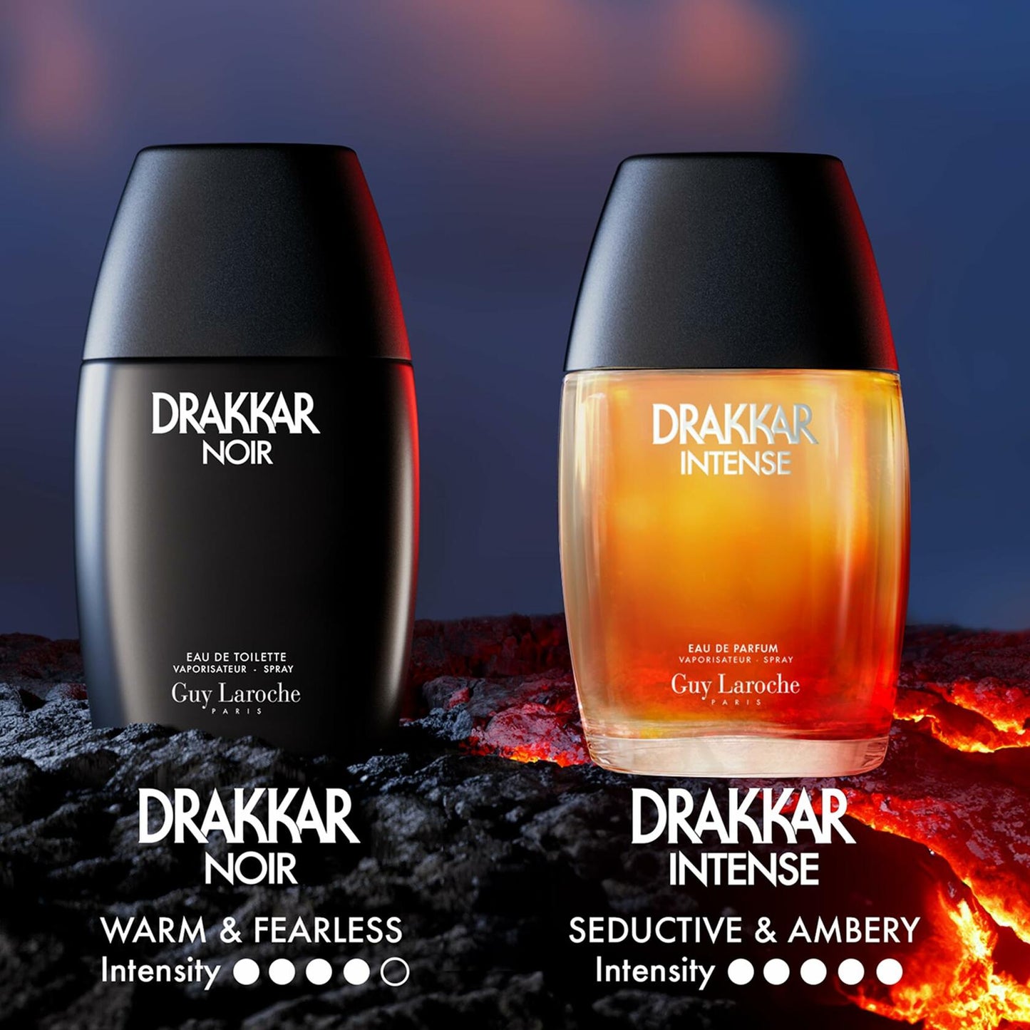 DRAKKAR NOIR INTENSE/GUY LAROCHE EDP SPRAY 3.3 OZ (100 ML) (M)