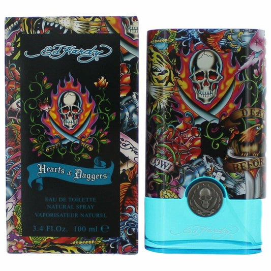 ED HARDY HEARTS & DAGGERS by Christian Audigier EDT SPRAY 3.4 OZ for MEN