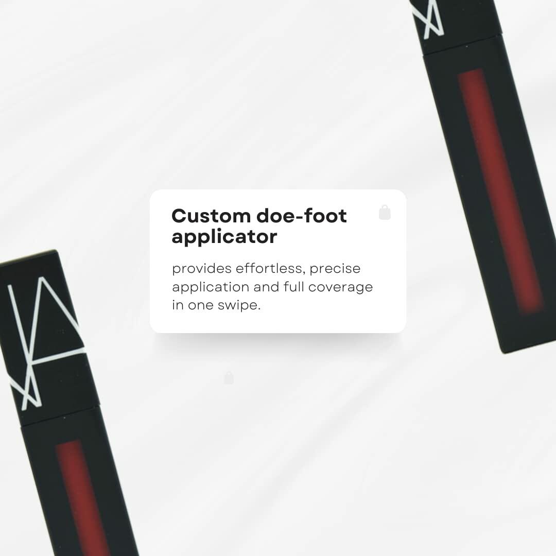Pigment Lipstick - Don't Stop, Geranium - Weightless, Smudge-Resistant, Long-Lasting, Full Coverage_AB