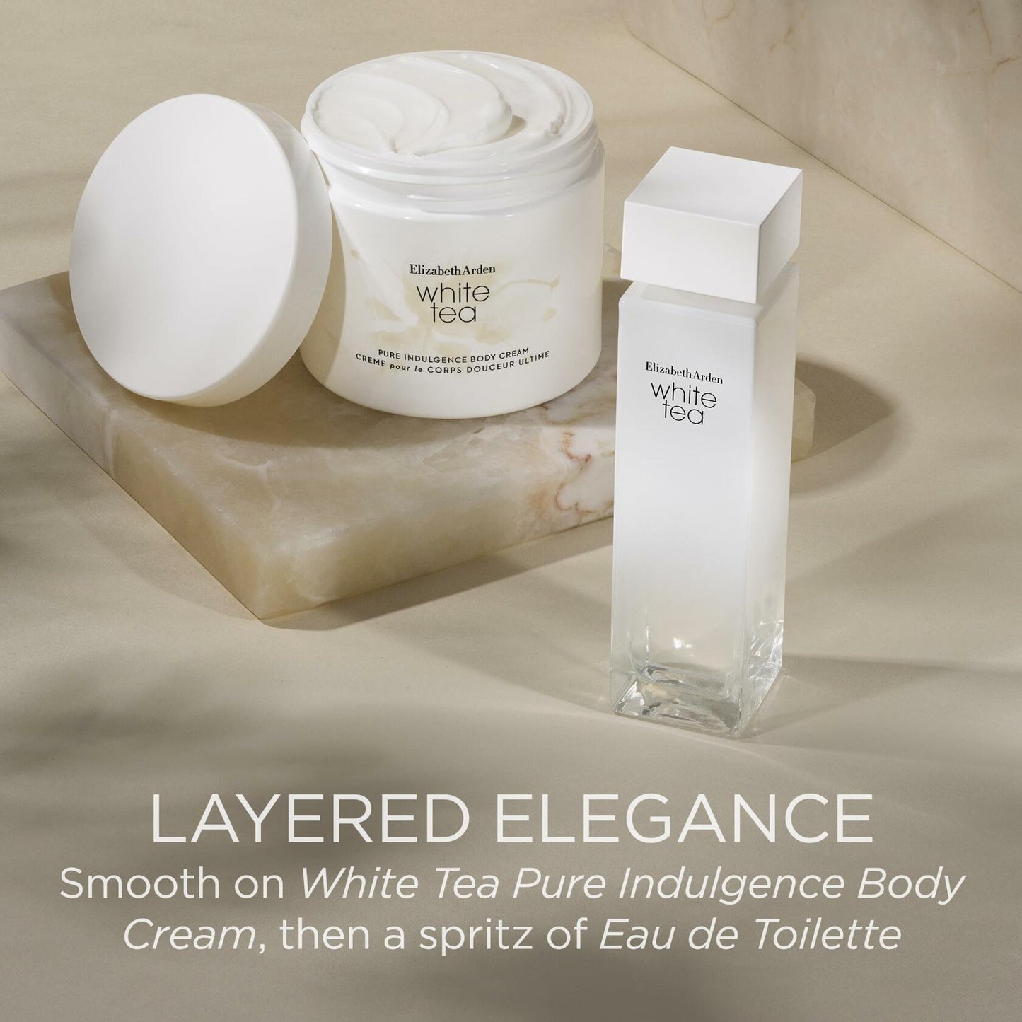 WHITE TEA/ELIZABETH ARDEN BODY CREAM 13.5 OZ (400 ML) (W)