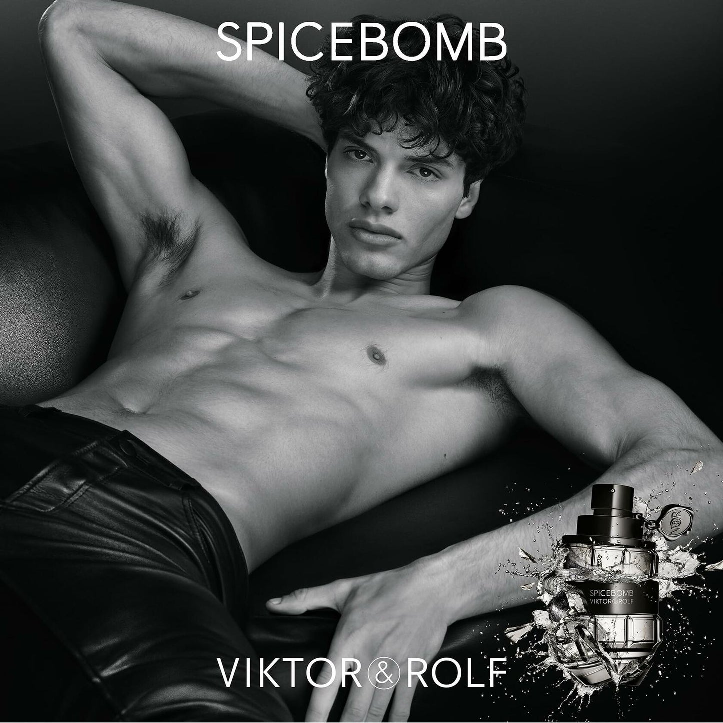 Viktor&Rolf - Spicebomb Eau de Toilette - Woody & Spicy - Cologne for Men - With Notes of Citrus & Tobacco - 3.04 Fl Oz