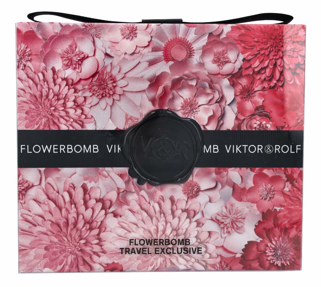 Viktor and Rolf Flowerbomb Women 1.7oz EDP Spray,10ml EDP Spray 2 Pc Gift Set