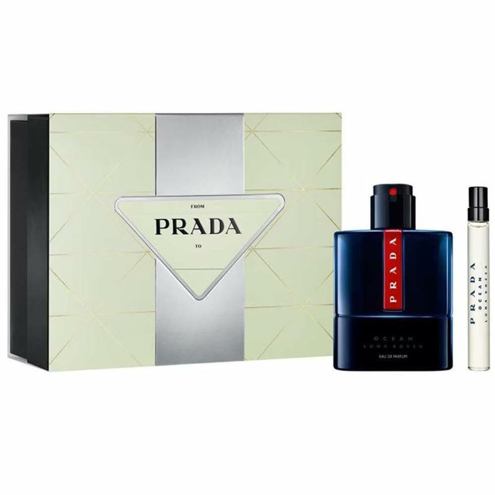 Prada Luna Rossa Ocean 2-Piece Gift Set (Eau de Parfum Spray 3.4 Fl Oz, Eau de Toilette Spray 0.34 Fl Oz)