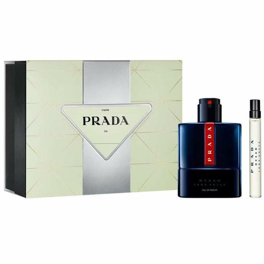 Prada Luna Rossa Ocean 2-Piece Gift Set (Eau de Parfum Spray 3.4 Fl Oz, Eau de Toilette Spray 0.34 Fl Oz)