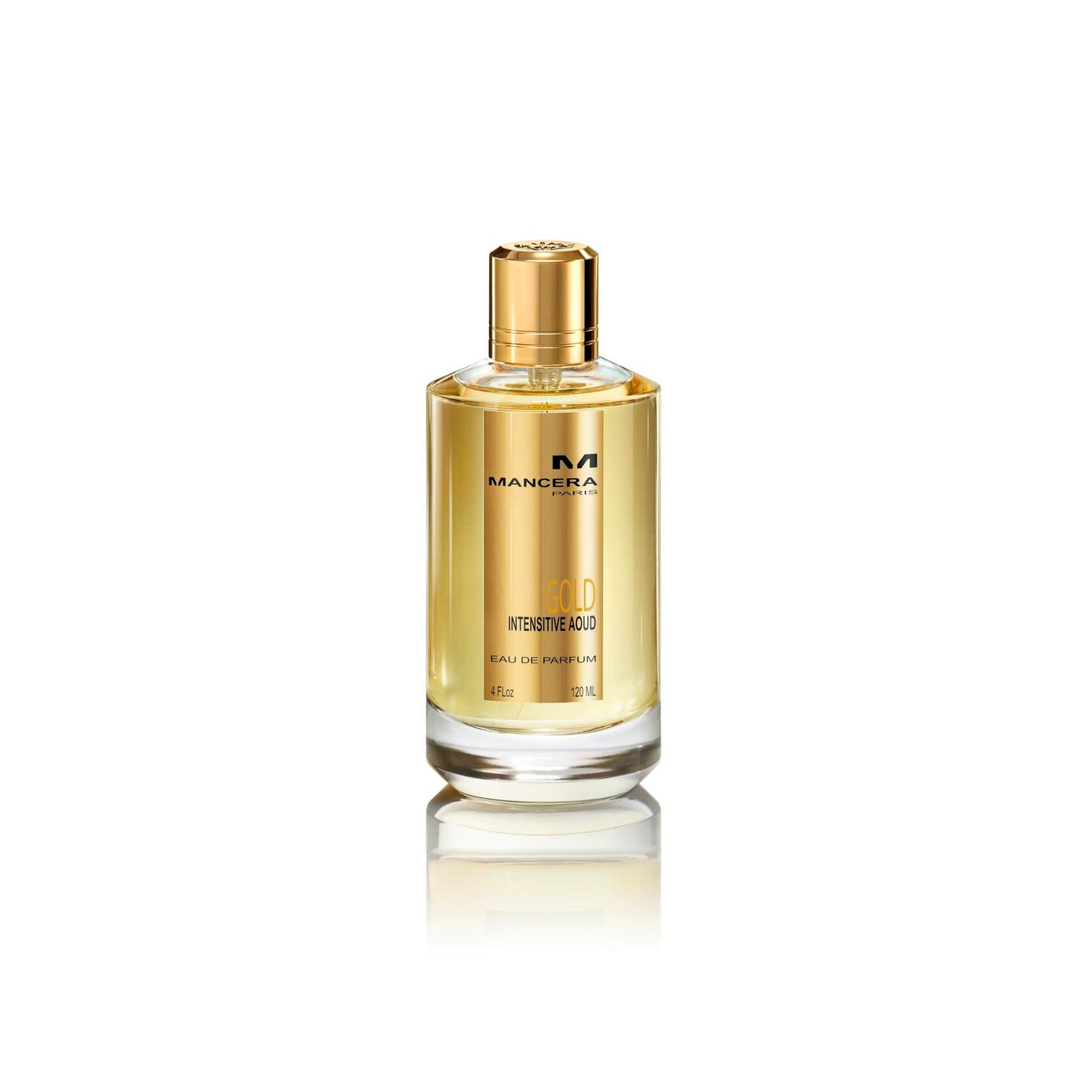MANCERA Gold Eau de Parfum Spray, Intensive Aoud, 4 Fl Oz