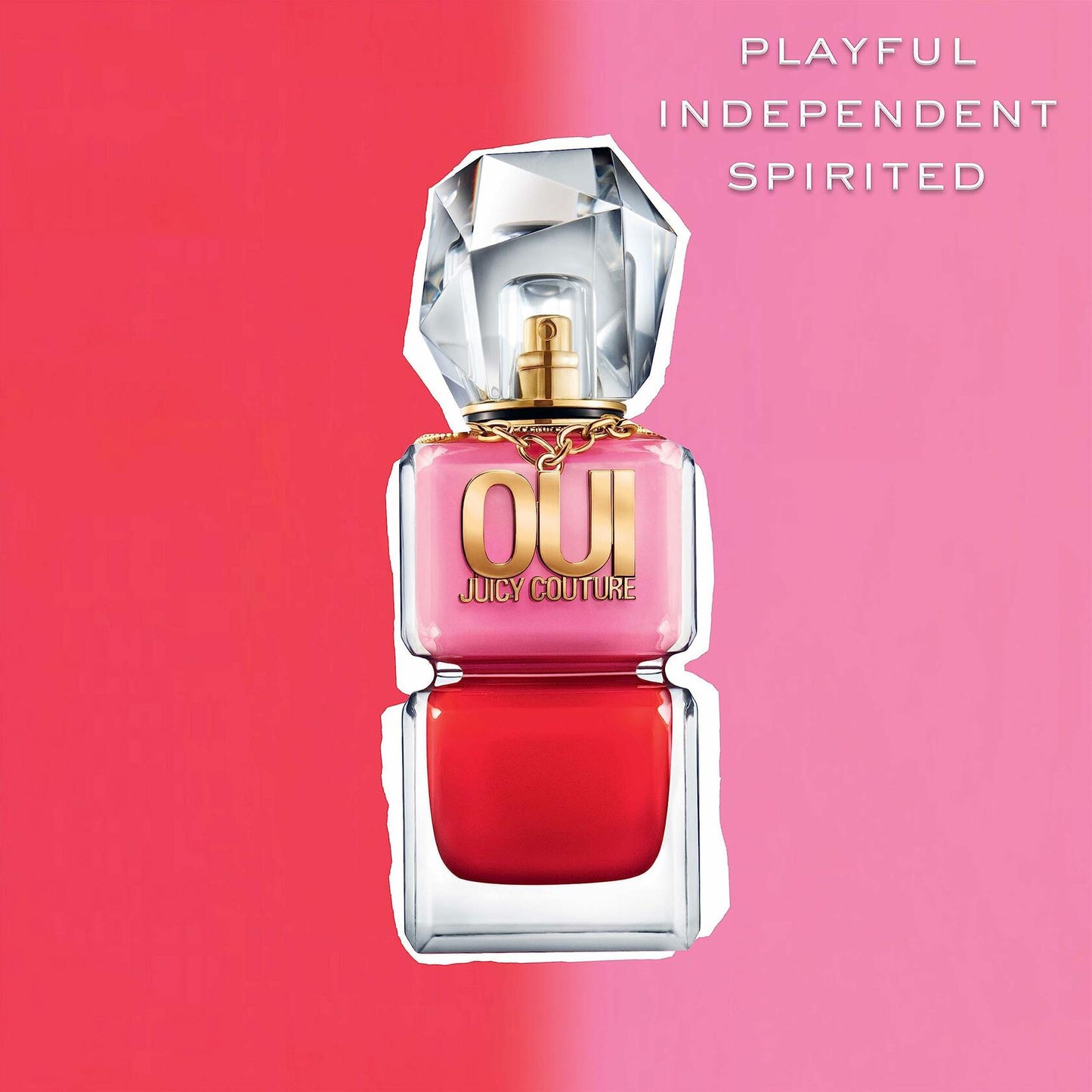 Juicy Couture Oui Eau De Parfum, Women's Perfume with Notes of Watermelon, Jasmine & Techno Woods - Fruity & Floral Perfume for Women, EDP Spray, 1.7 Fl Oz
