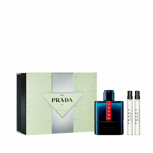 Prada Luna Rossa Ocean Eau de Toilette 2-Pcs Gift Set (Eau de Toilette Spray 3.4 fl oz + 2 Eau de Toilette Spray 0.34 fl oz), S4519759