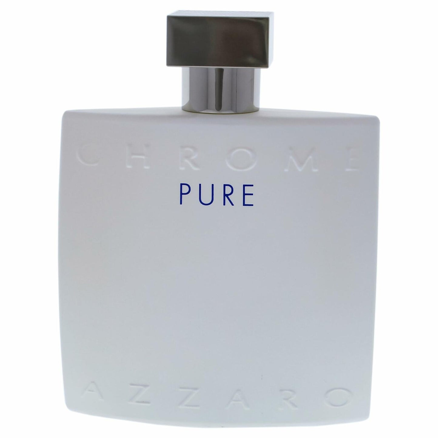 Azzaro Chrome Pure Eau de Toilette - Mens Cologne - Citrus, Oriental & Woody Fragrance, 3.4 Fl Oz