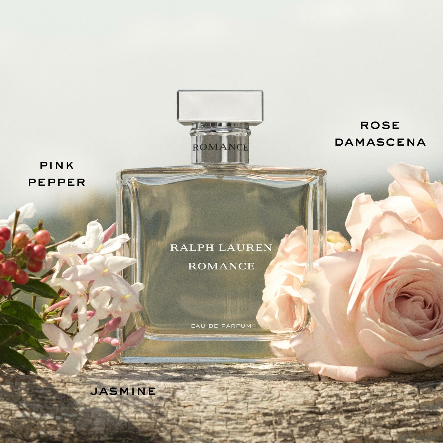 Ralph Lauren FRAGRANCES Romance - Eau de Parfum - Women's Perfume - Floral & Woody - With Rose, Jasmine, and Berries - Medium Intensity - 1 Fl Oz