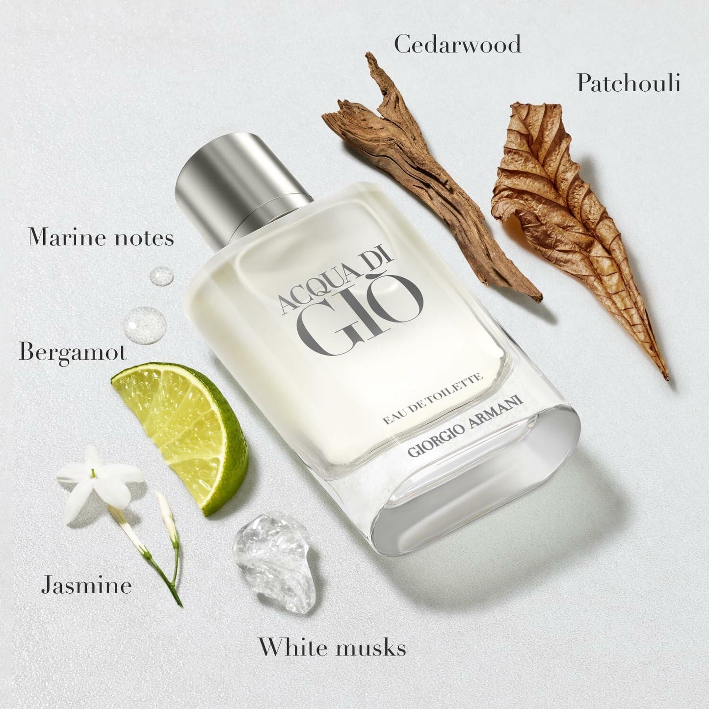 Armani beauty - Acqua di Gio - Eau de Toilette - Cologne for Men - Long Lasting Fragrance with Bergamot notes, Jasmine, White Musks, Patchouli & Cedarwood – 6.7 Fl Oz