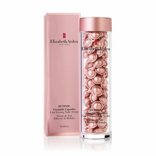 Elizabeth Arden Retinol Ceramide Capsules Line Erasing Night Serum, Anti-Aging Serum for Fine Lines and Wrinkles, Suitable for All Skin Types, 90 pc