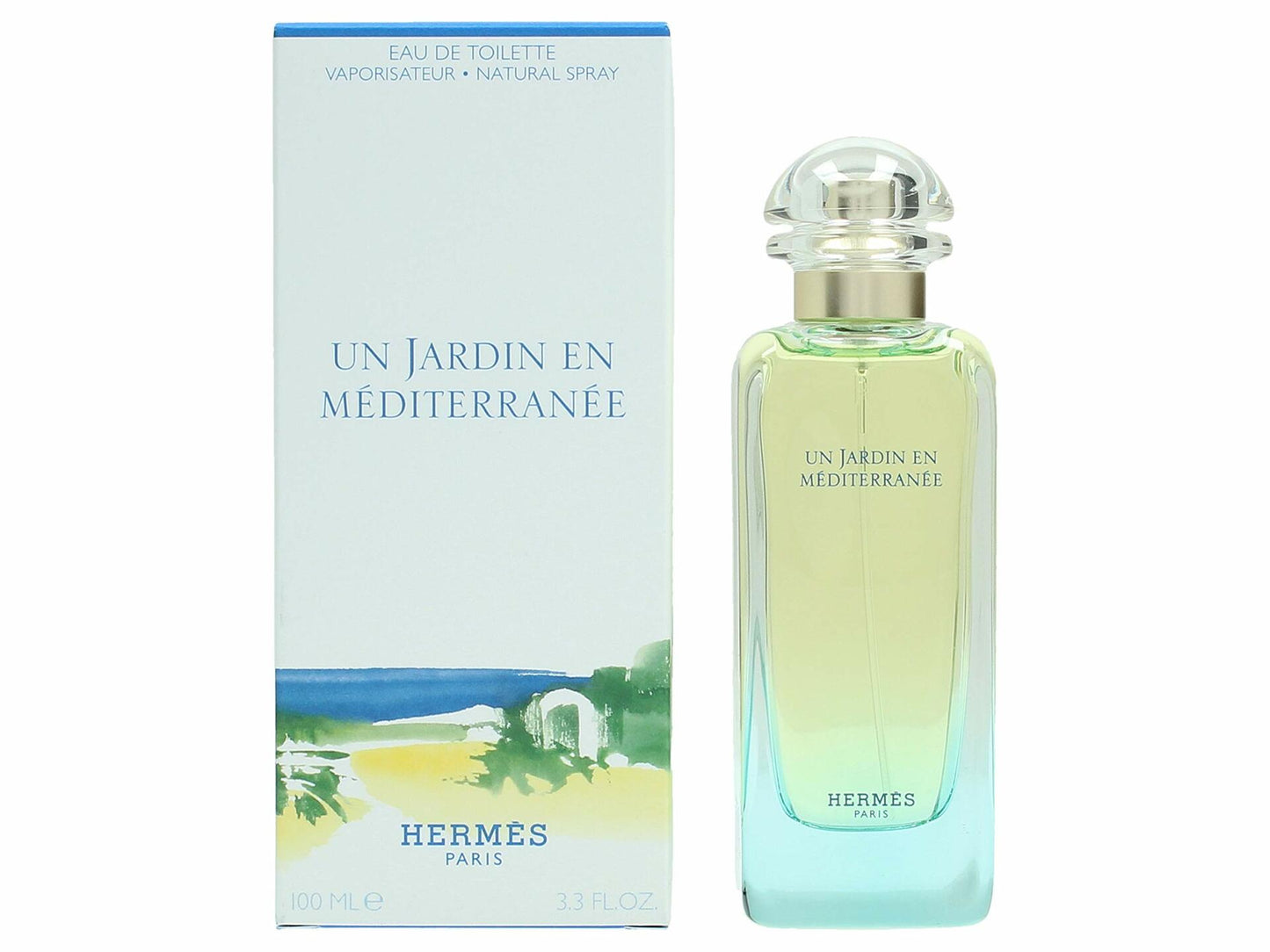 Un Jardin En Mediterranee By Hermes For Women. Eau De Toilette Spray 3.3 Ounces