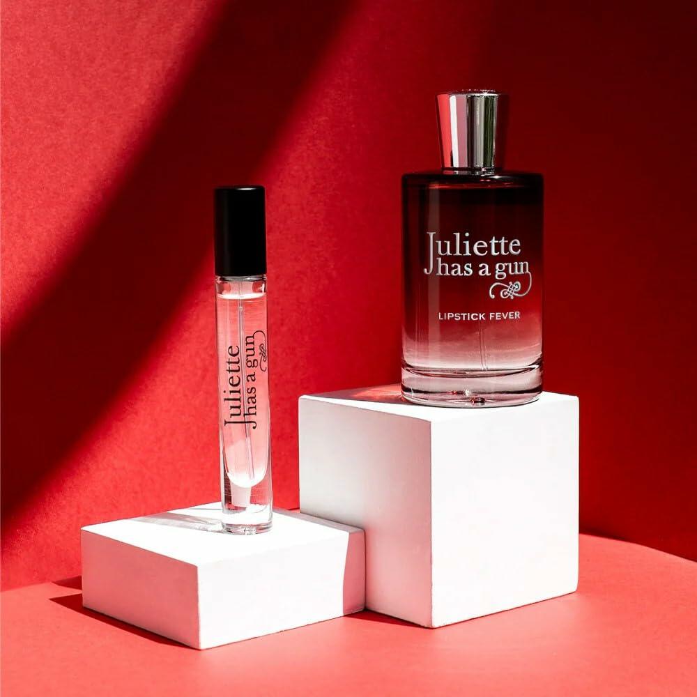 Juliette Has a Gun Lipstick Fever Eau de Parfum Spray 7.5ml/.25 fl oz | Raspberry, Violet & Vanilla Woods | Addictive Feminine Niche Fragrance