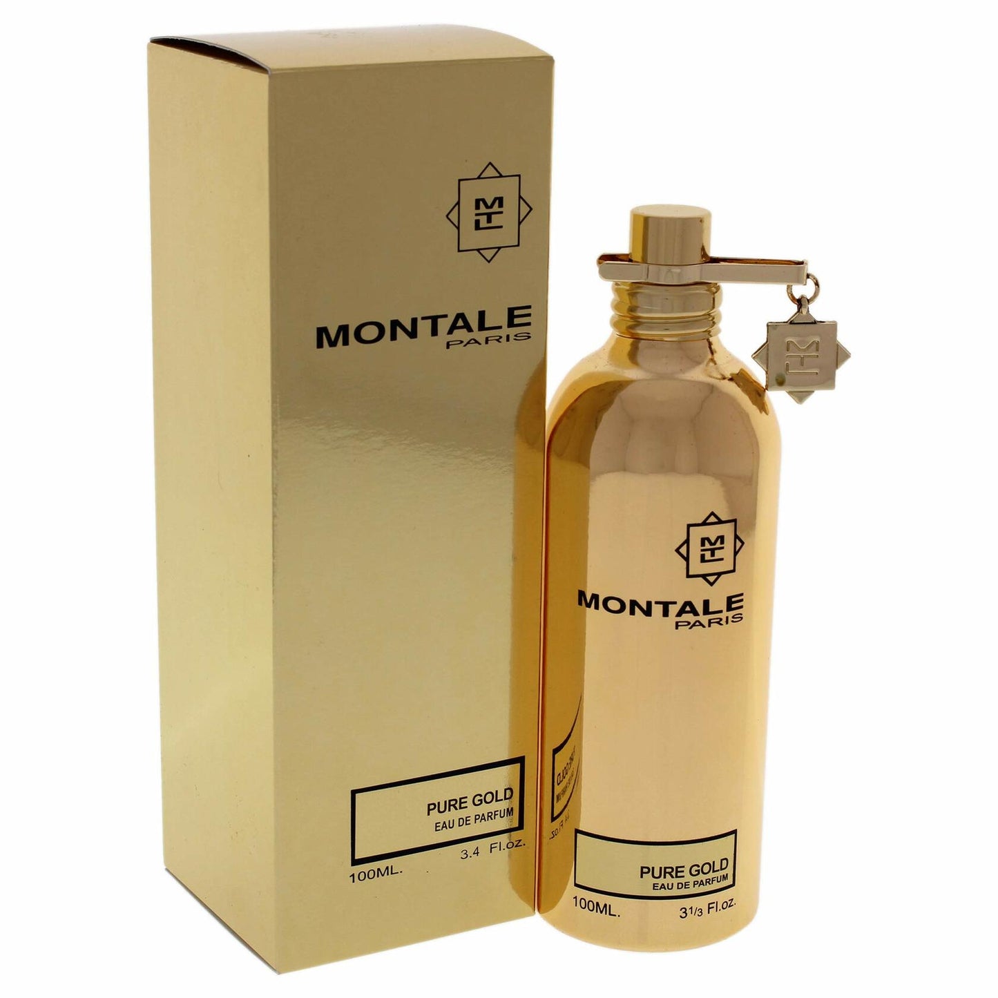 Montale Pure Gold Eau de Parfum 100ml / 3.4 fl oz – Warm Floral Musk Fragrance