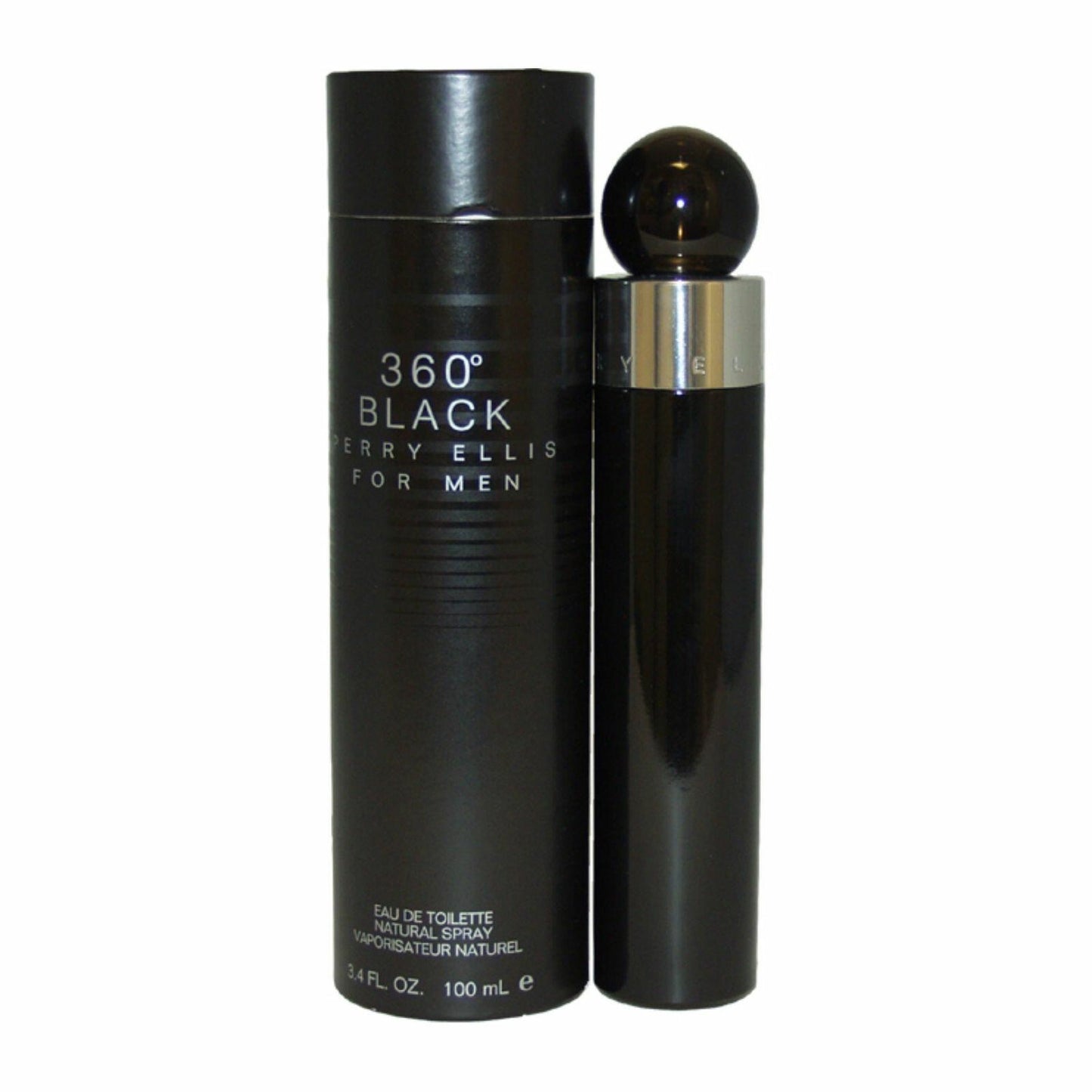 Perry Ellis 360 Black Eau De Toilette Spray 3.3 Oz / 100 Ml