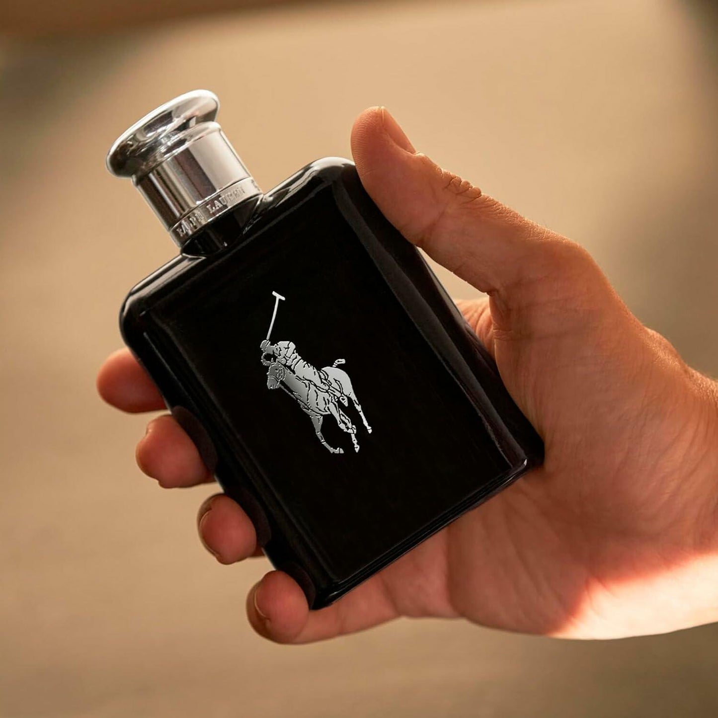 Ralph Lauren FRAGRANCES Polo Black - Eau de Toilette - Men's Cologne - Woody & Fresh - With Patchouli, Sandalwood, and Mandarin - Medium Intensity - 6.7 Fl Oz