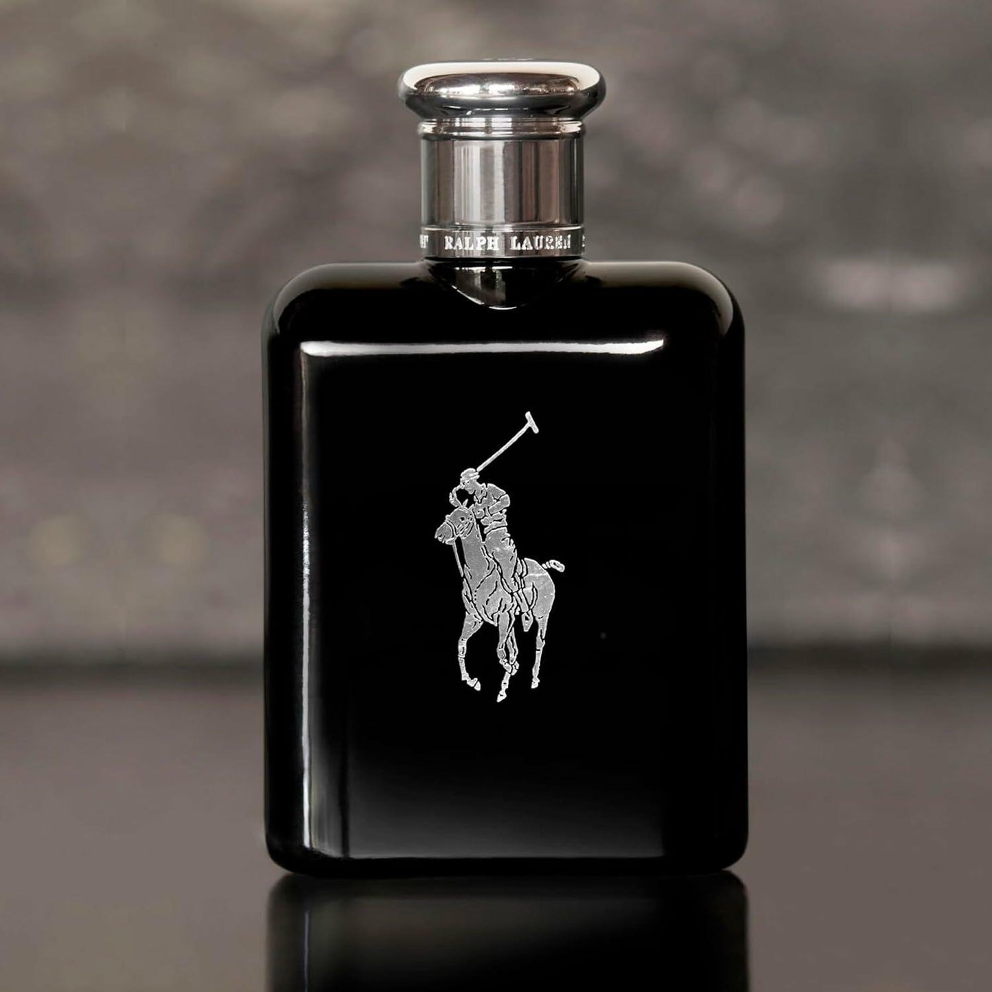 Ralph Lauren FRAGRANCES Polo Black - Eau de Toilette - Men's Cologne - Woody & Fresh - With Patchouli, Sandalwood, and Mandarin - Medium Intensity - 6.7 Fl Oz