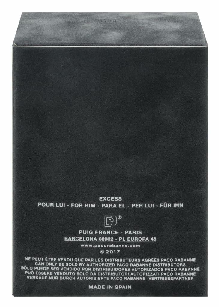 XS by Paco Rabanne for Men 3.4 oz Eau de Toilette Spray