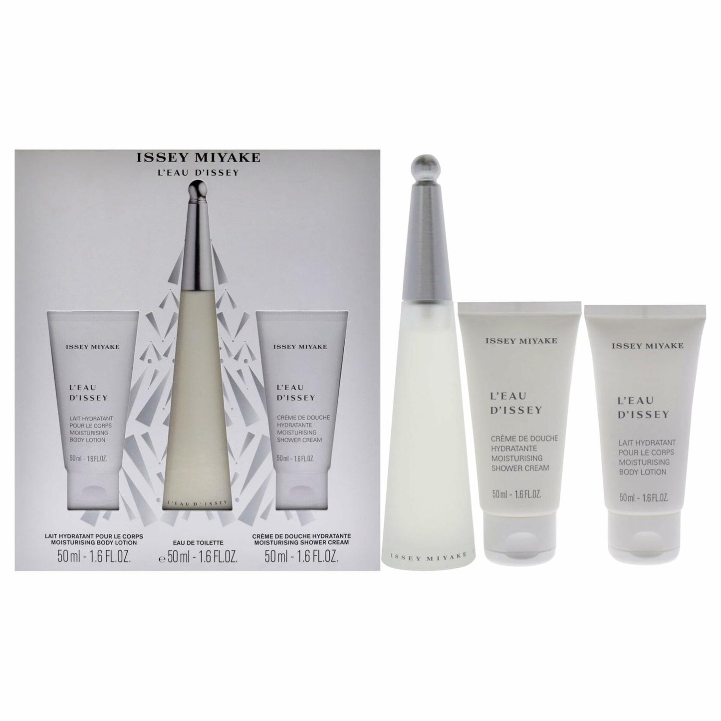 Issey Miyake ISS16 1.6 oz Leau Dissey Pure Nectar EDT Spray with Shower Cream for Women