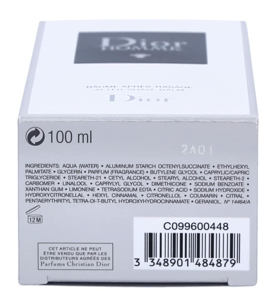 DIOR HOMME/CH.DIOR AFTER SHAVE BALM 3.4 OZ (100 ML) (M)
