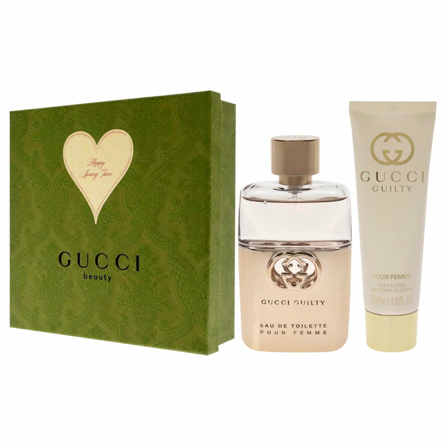 Gucci Guilty 1.6oz EDT Spray, 1.6oz Body Lotion Women 2 Pc Gift Set
