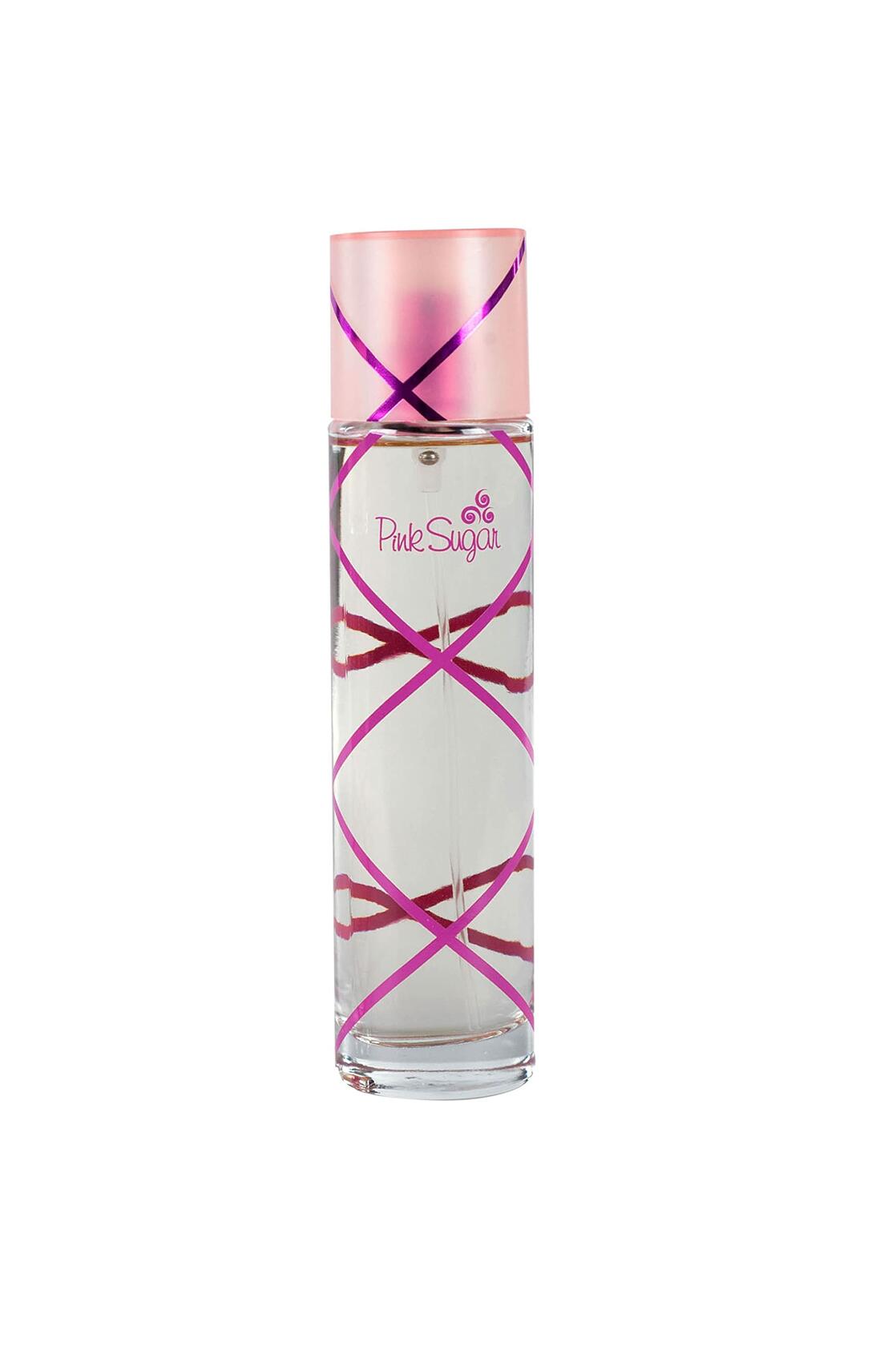 PINK SUGAR "GLOWING PINK" SWEET ADDICTION IN WINDOW BOX/AQUOLINA SET (W)