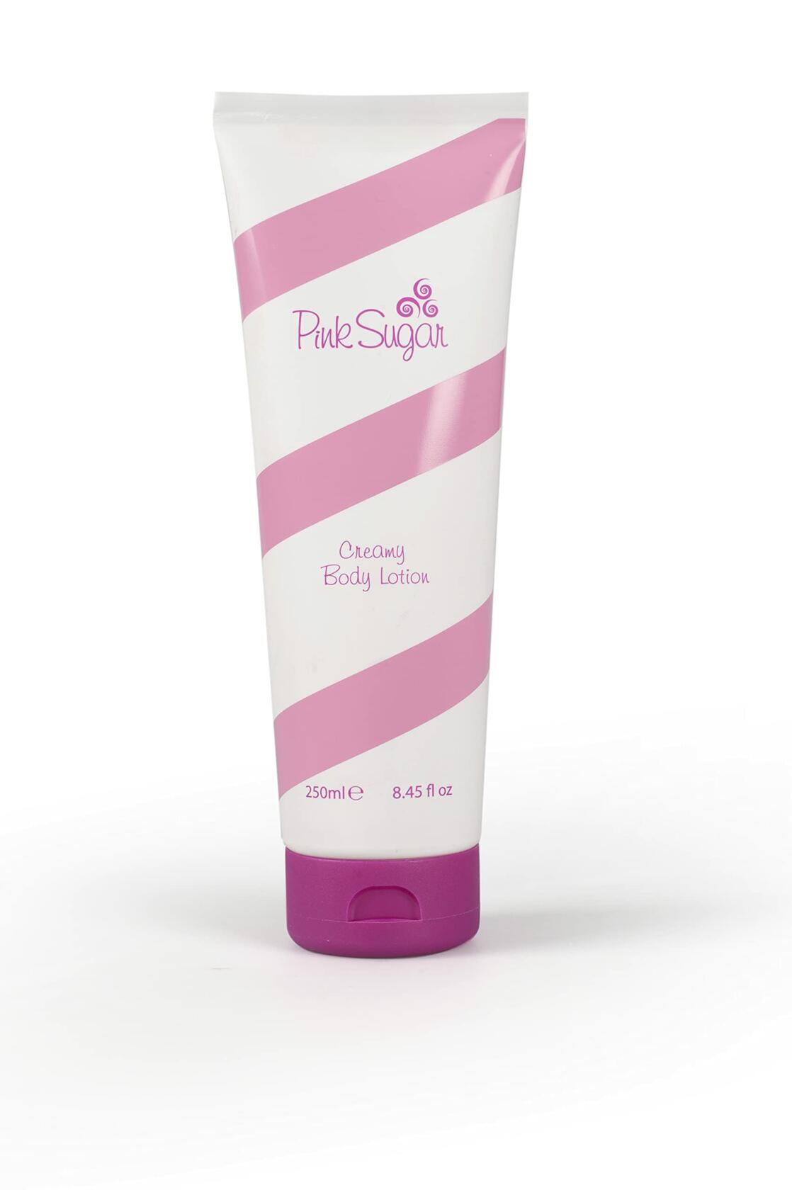 PINK SUGAR "GLOWING PINK" SWEET ADDICTION IN WINDOW BOX/AQUOLINA SET (W)