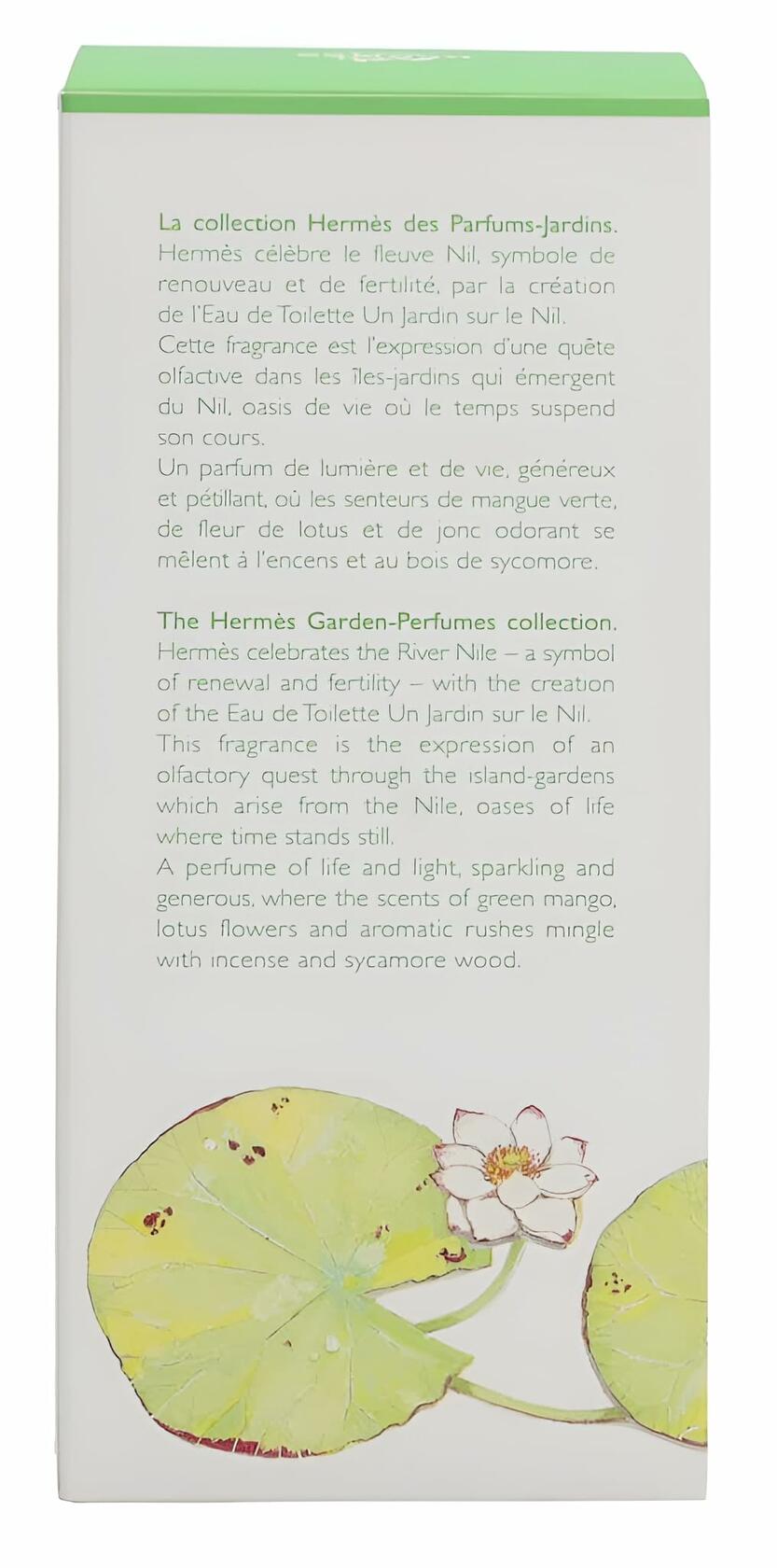 Hermes Un Jardin Sur Le Nil Eau de Toilette Spray, 1.7 oz