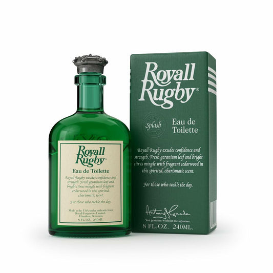 ROYALL RUGBY, Men's Eau de Toilette, Fresh Green & Citrus Fragrance – 8 Fl oz Splash