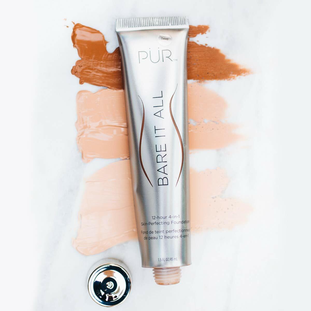 PÜR Beauty Bare It All 4-in-1 Skin-Perfecting Foundation,1.5 Oz