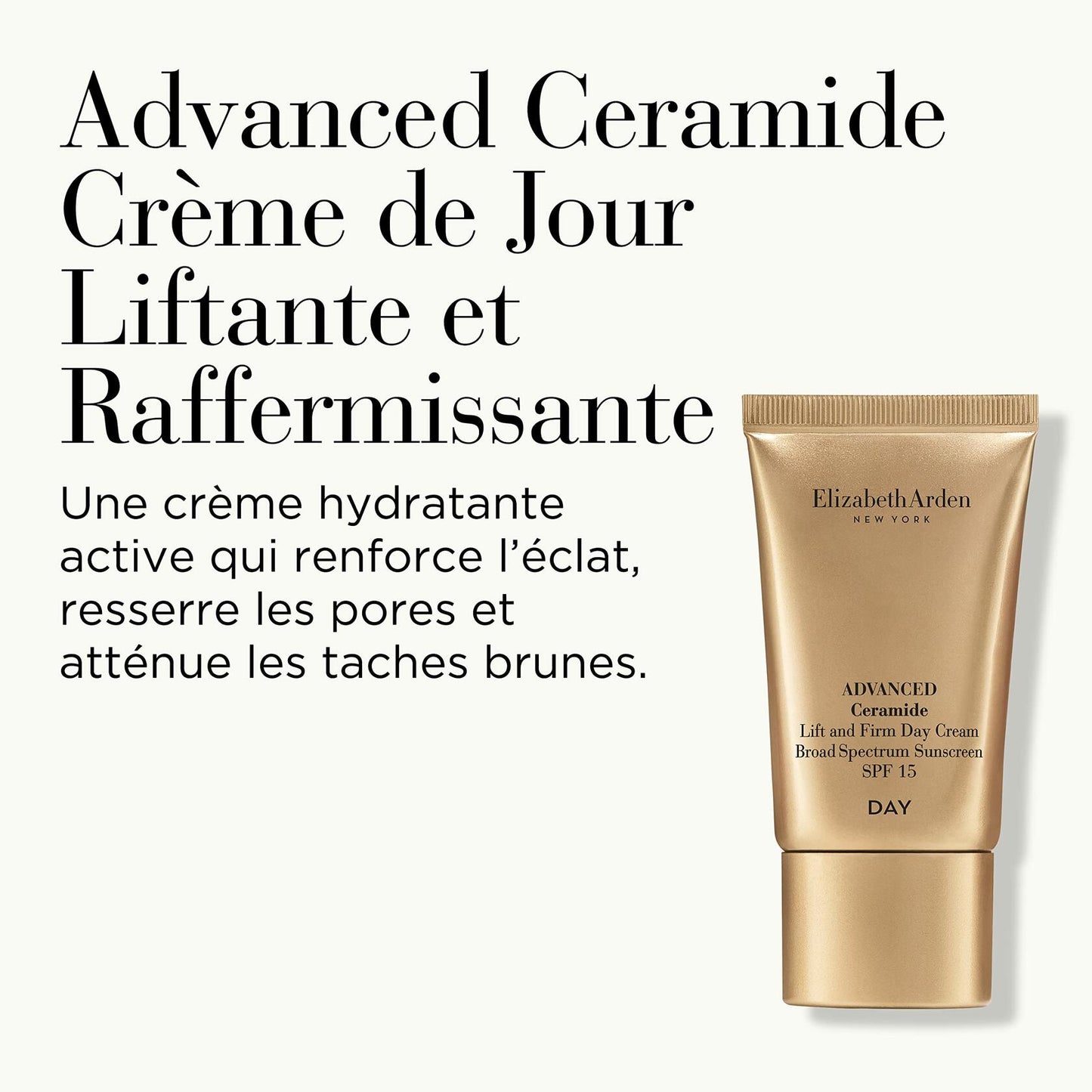 Elizabeth Arden 3 Piece Ceramide Skin Care Set, Lift and Firm Day Cream, Hylaruonic Acid Ceramide Capsules, Adavanced Ceramide Capsules