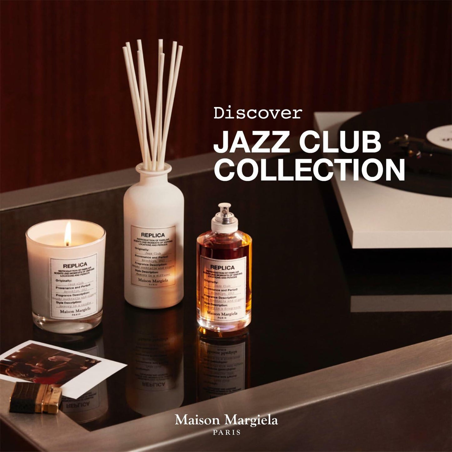 Maison Margiela - Replica - Jazz Club Eau de Toilette - Warm & Spicy Scent - With Vanilla, Rum Accord, & Tobacco - 3.4 Fl Oz