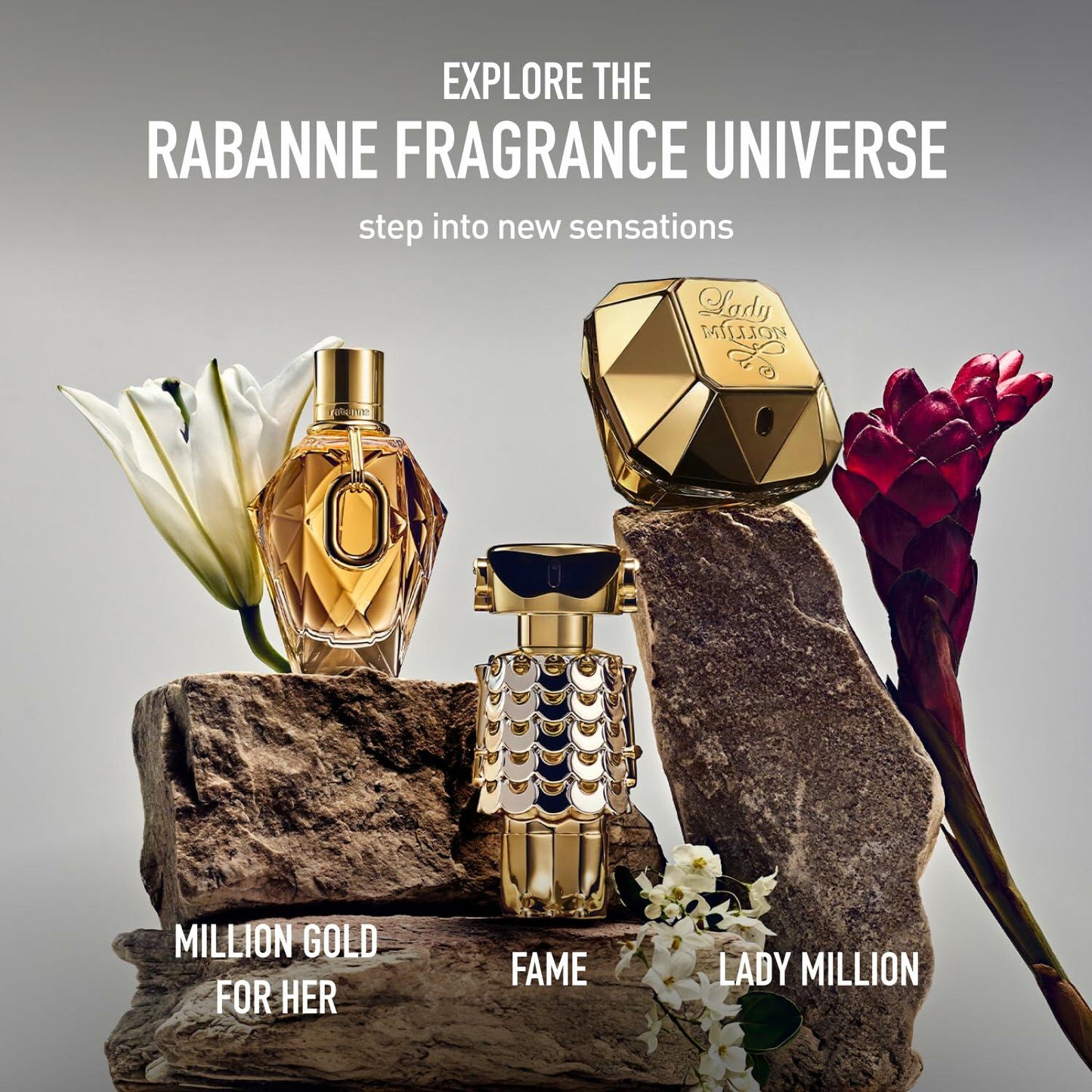 Rabanne Fame Parfum for Women - Intense Chypre Woody Perfume with Jasmine, Incense & Musk - Long Lasting Refillable French Fragrance Spray from Grasse, 1 oz