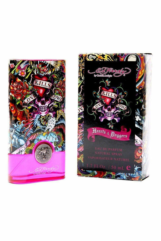 Christian Audigier Ed Hardy Hearts and Daggers Eau De Parfum Spray for Women, 1.7 Ounce (188257)