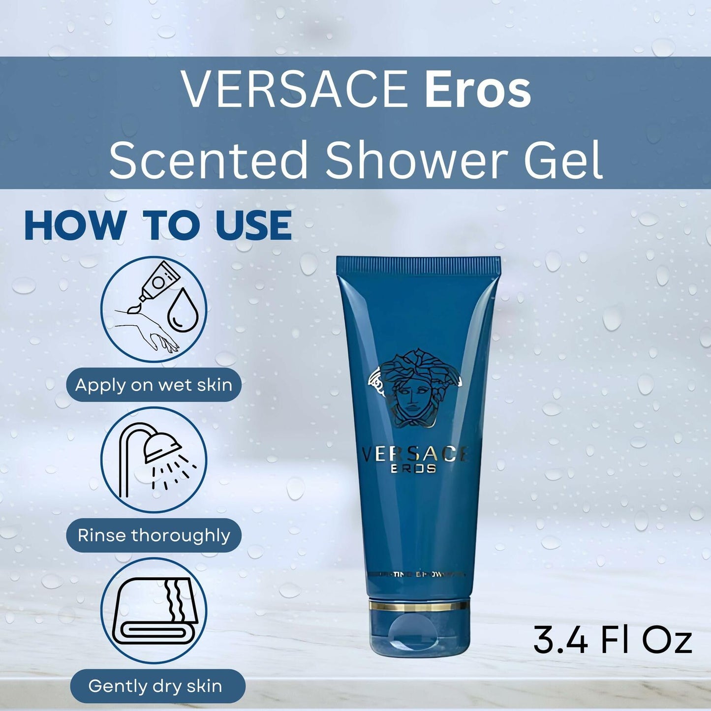 Versace Eros Fragrance Set, 2 Count