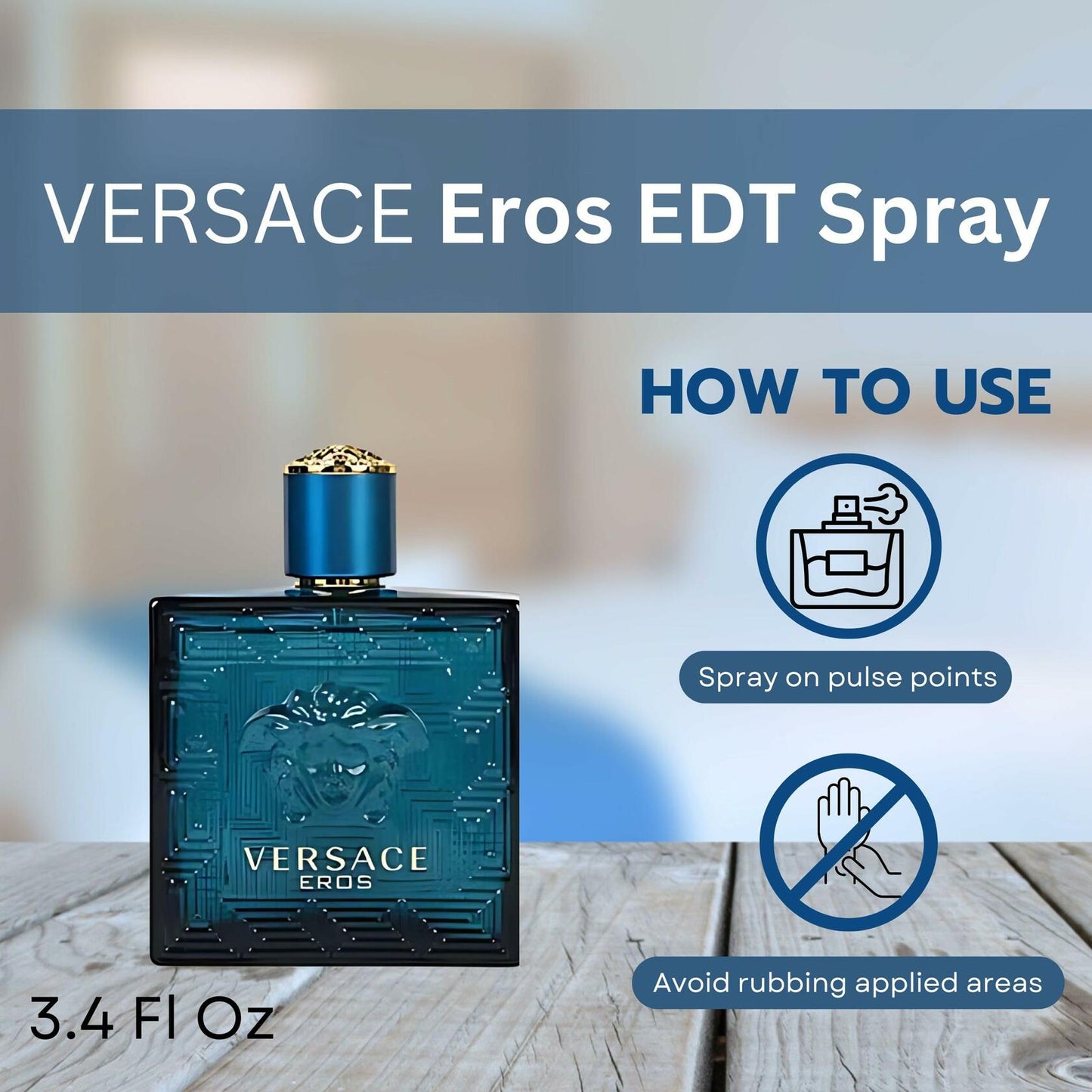 Versace Eros Fragrance Set, 2 Count