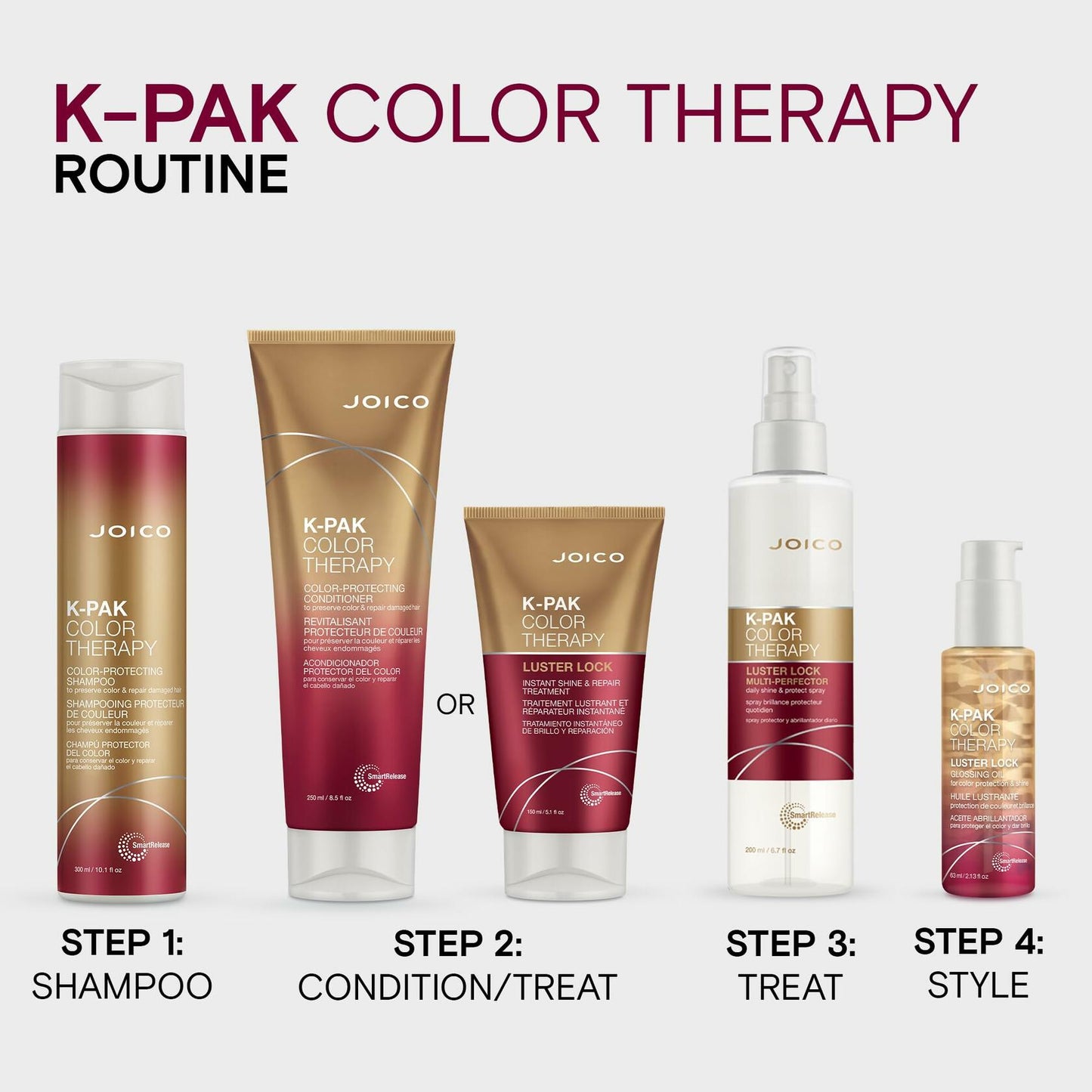 JOICO K-PAK/JOICO COLOR THERAPY LUSTER LOCK SPRAY 6.7 OZ (200 ML)