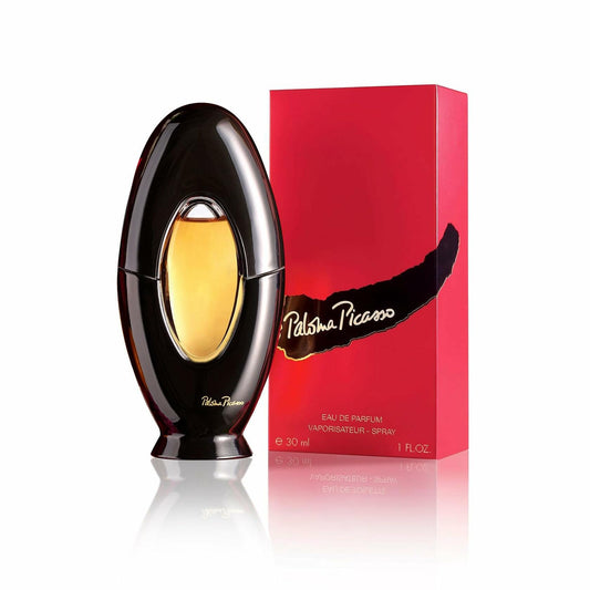 Paloma Picasso, Eau de Parfum for Women With Notes of Bergamot, Rose & Amber, Signature Floral Chypre Scent with Oakmoss and Coriander, Long Lasting Iconic Designer Fragrance Spray, 1.0 Fl. Oz.