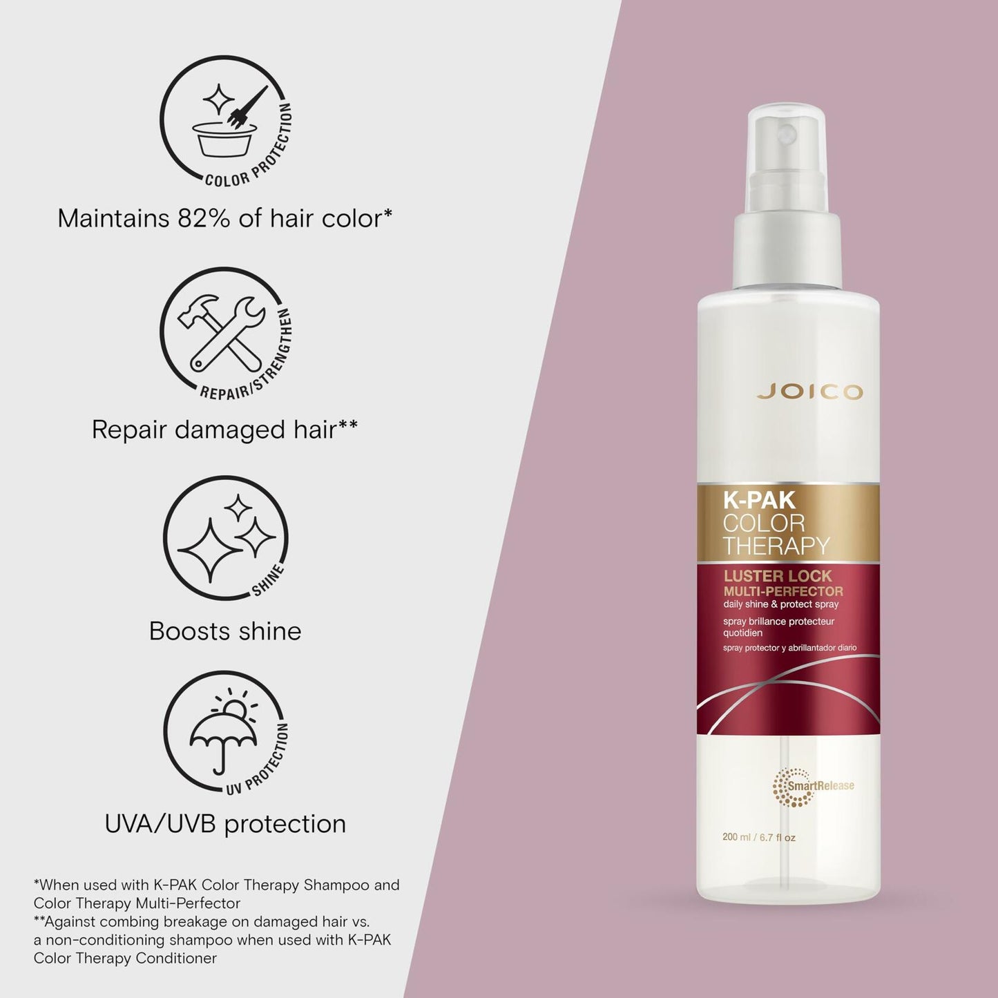 JOICO K-PAK/JOICO COLOR THERAPY LUSTER LOCK SPRAY 6.7 OZ (200 ML)