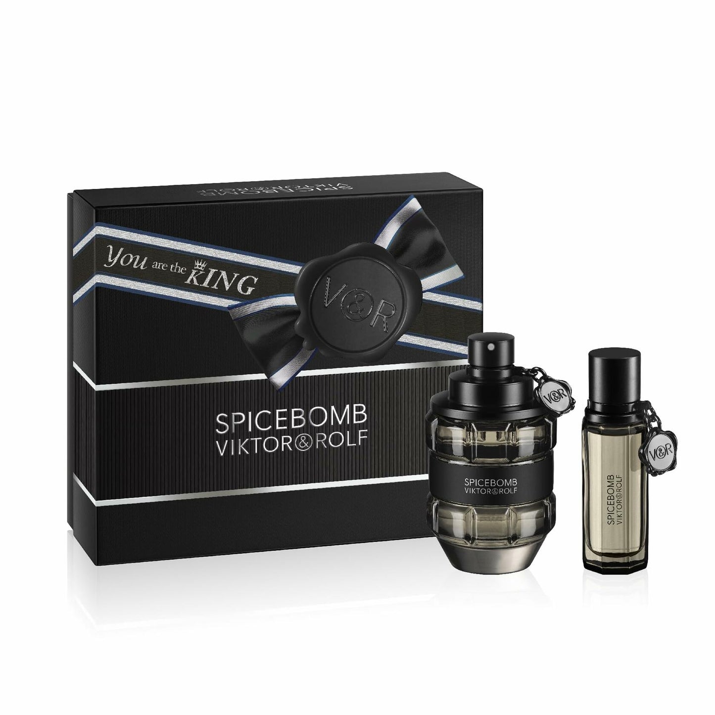Viktor&Rolf - Spicebomb Eau de Toilette Mens Cologne Gift Set - Woody & Spicy - Cologne for Men - with Notes of Citrus & Tobacco - 3 Fl Oz & 0.68 Fl Oz