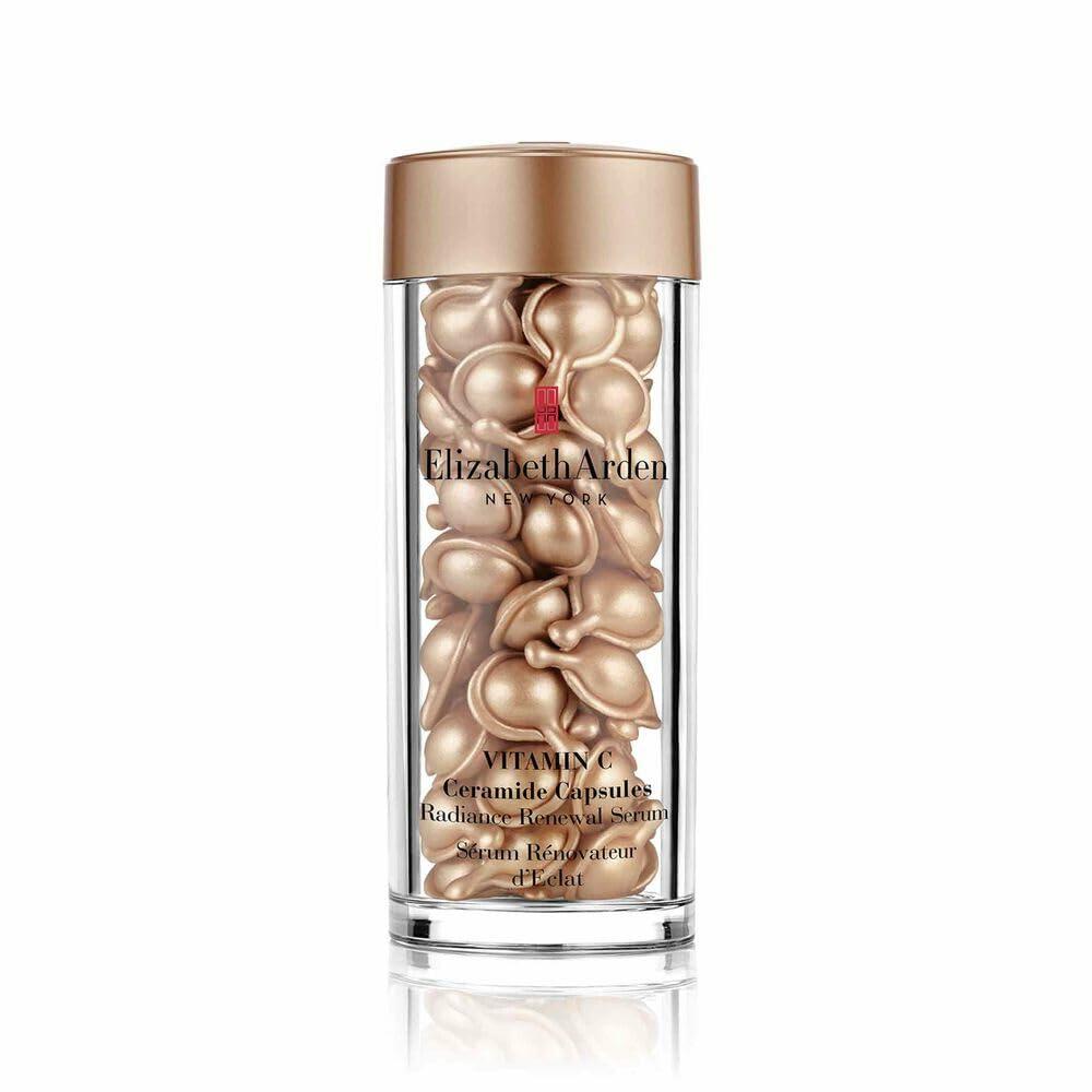 Elizabeth Arden Vitamin C Ceramide Capsules Serum, Daily Skin Care, Brightening Face Serum, 30 Count