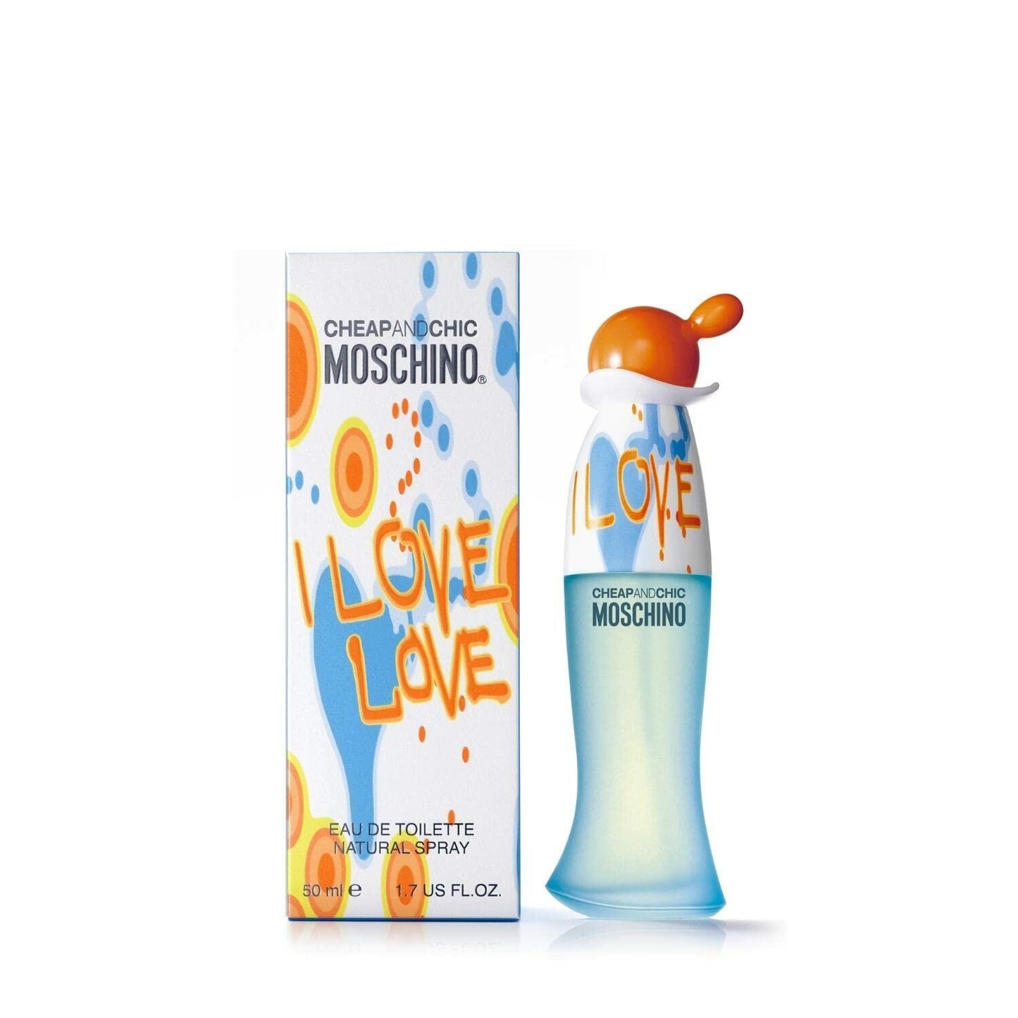 Moschino I Love Love Cheap and Chic For Women. Eau De Toilette Spray 1.7 Ounces