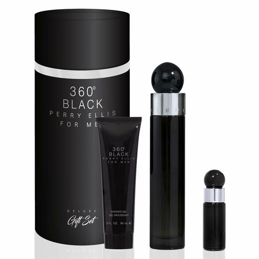 360 BLACK MEN/PERRY ELLIS SET (M)