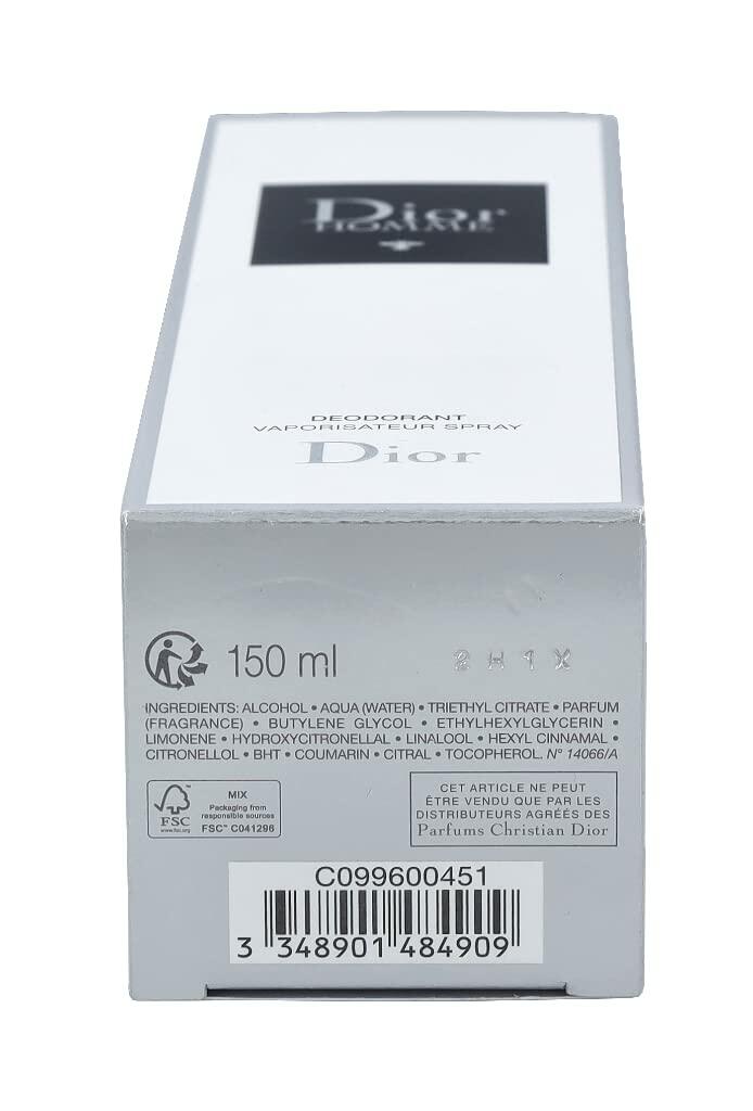 Dior Homme by Christian Dior Deodorant Spray for men, 5.1 Ounce