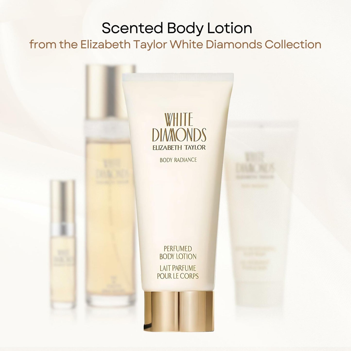 Elizabeth Taylor White Diamonds Women Body Lotion 3.3 oz