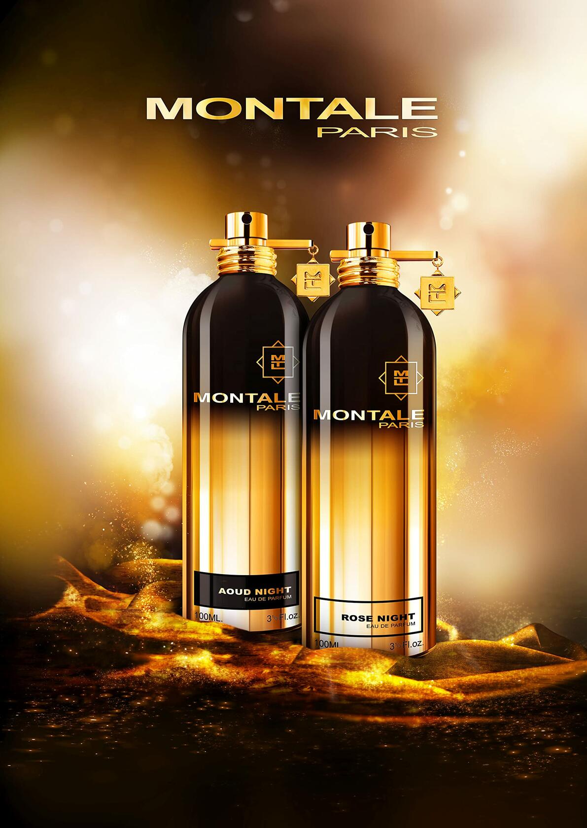 Montale Rose Night Eau de Parfum 100ml / 3.4 fl oz – Floral Rose Amber Fragrance