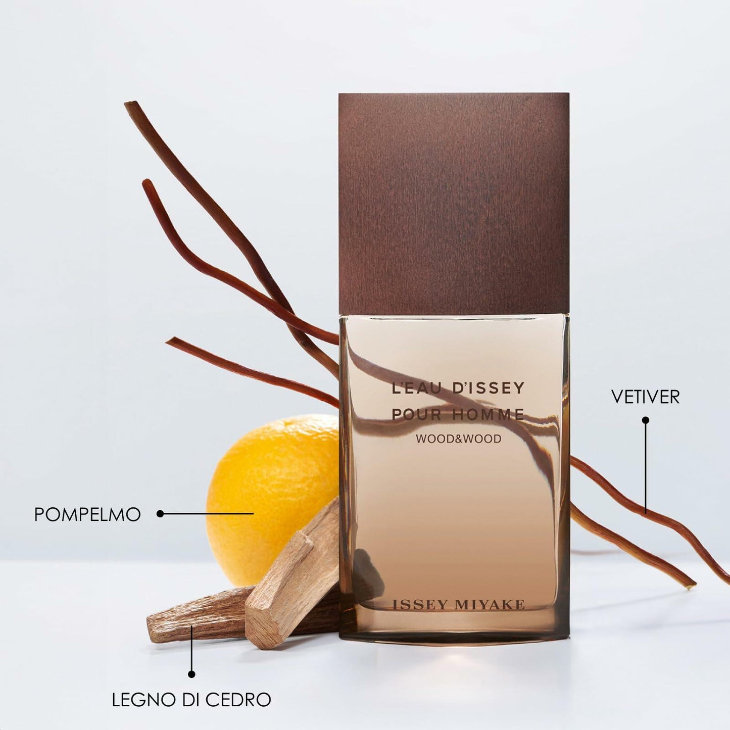 Issey Miyake L'Eau D'Issey Wood & Wood Eau de Parfum Intense Spray for Men, 3.4 Ounce