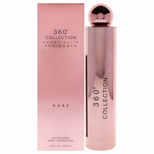 Perry Ellis 360 Collection Rose for Women Eau de Parfum Spray, 3.4 Ounce