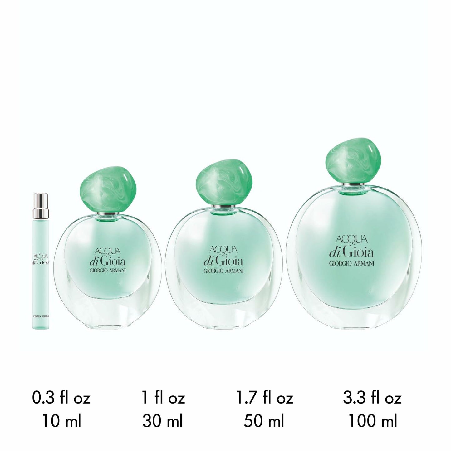 Armani Beauty – Acqua di Gioia – Eau de Parfum – Floral Fruity Fragance for Women – Primofiore Lemon, Water Jasmin, Cedarwood Notes - 3.4 Fl Oz