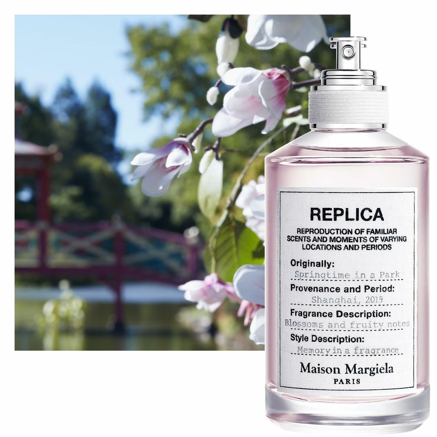 Maison Margiela - Replica - Springtime in the Park Eau de Toilette - Floral Fragrance - With Pear Accord, Lily of the Valley & Musk Accords - 3.4 Fl Oz